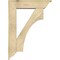 Ekena Millwork Westlake Traditional Rough Sawn Bracket w/ Offset Brace, Douglas Fir, 8"W x 32"D x 44"H BKT0806X32X44WTL01RDF - alternate 3